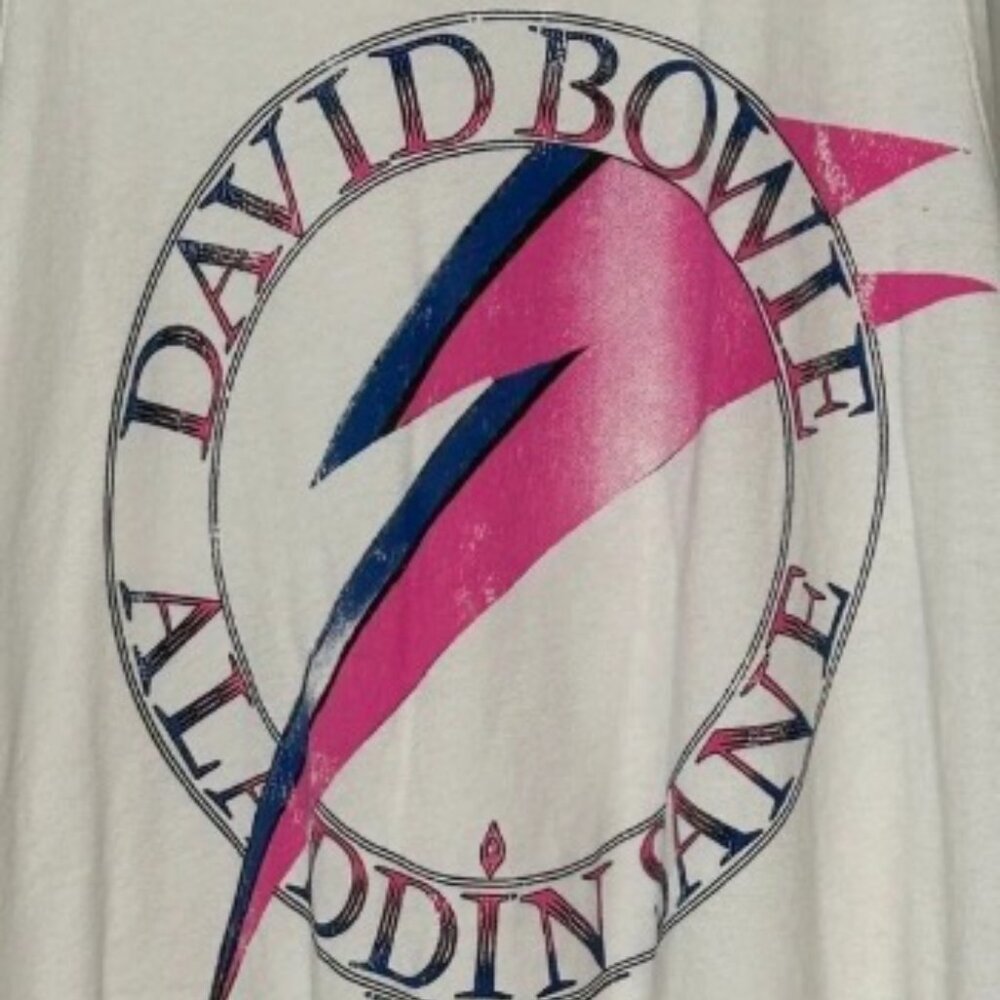Trunk LTD, David Bowie white t-Shirt _M - Picture 8 of 8